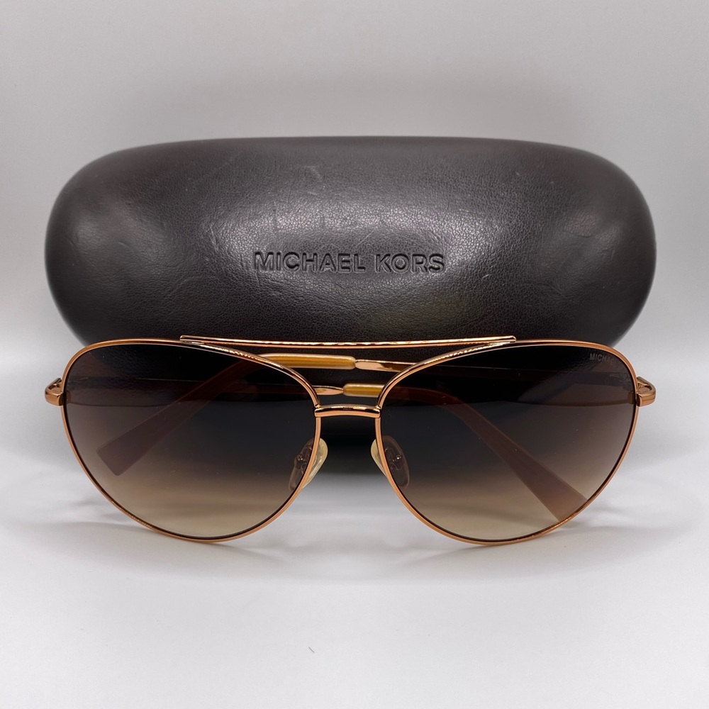 SOLD! 🤎MICHAEL KORS Aviators! - Picture 7 of 8